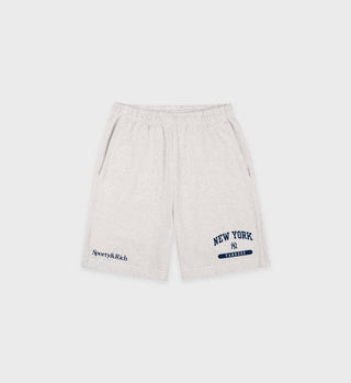 League Gym Short - Heather Gray/Navy