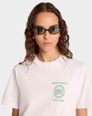 NY Resort T-Shirt - White/Verde