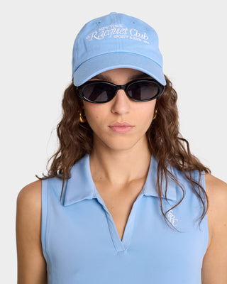 SRC Sports Polo Vest - Sky Blue/White