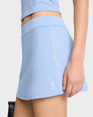 SRC Court Skirt - Sky Blue/White