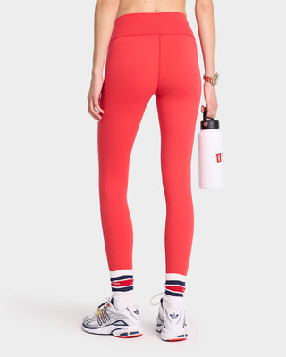 Runner Box Legging - Sports Red/White