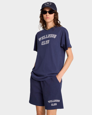 Wellness Club T-Shirt - Navy/White