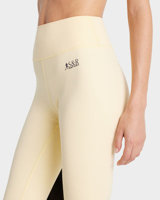 SR Runner Legging - Almond/Black