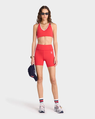 Runner Box Biker Short - Sports Red/White