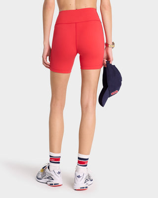 Runner Box Biker Short - Sports Red/White