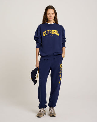 California Crewneck - Navy/Gold