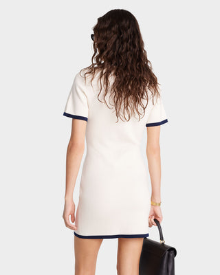 SRHWC Hilary Dress - Off White/Navy