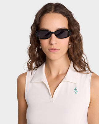 SRC Sports Polo Vest - Coconut/Caribbean