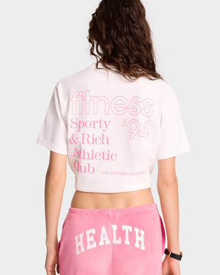 Fitness 94 T-Shirt - White/Cotton Candy