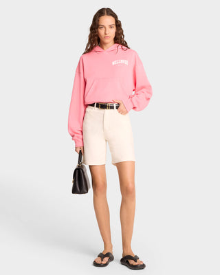 Hoodie cropped Wellness Ivy - Candy/Blanc