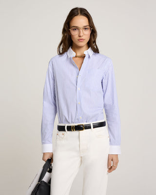 Chemise SRC - Blanc/Bleu Rayé