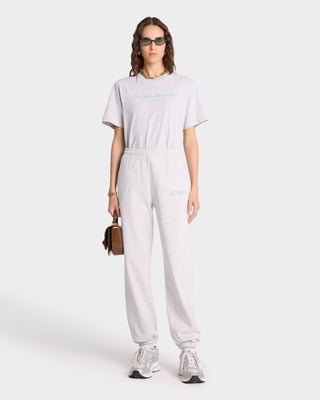 Rizzoli Tennis Sweatpant - Heather Gray/Caribbean