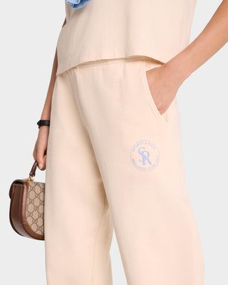 S&R Sweatpant - Cream/Sky Blue