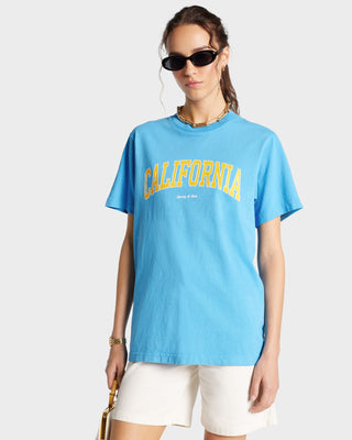 T-Shirt California - Malibu Blue/Or