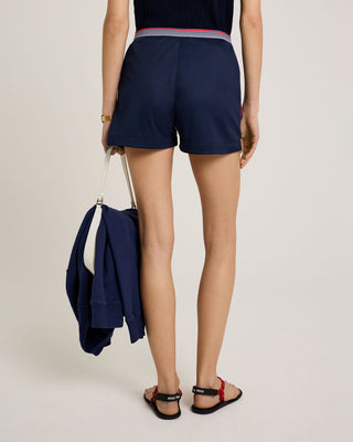 Serif Logo Borg Short - Navy/White/Red