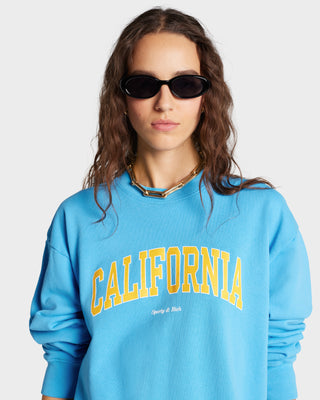 Sweat California - Malibu Blue/Or