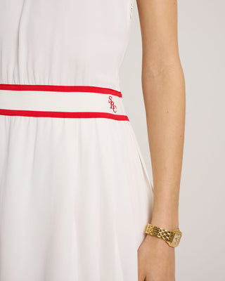 SRC Phoebe Dress - White/Red