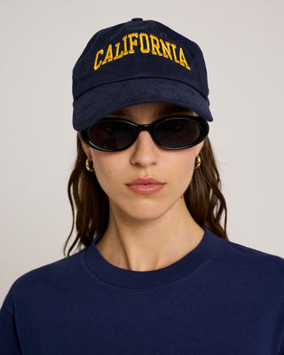 California Hat - Navy/Gold