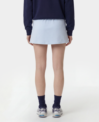 Signature Logo Terry Skirt - Ciel