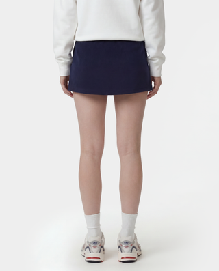 Signature Logo Terry Skirt - Dark Navy