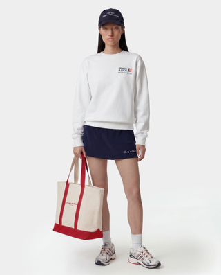 Signature Logo Terry Skirt - Dark Navy