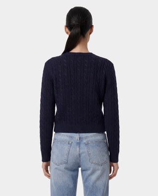 SRC Cable Sweater - Dark Navy