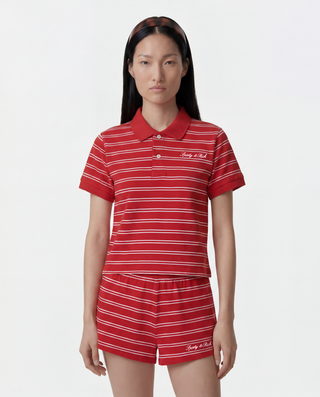 Signature Logo Polo - Ruby
