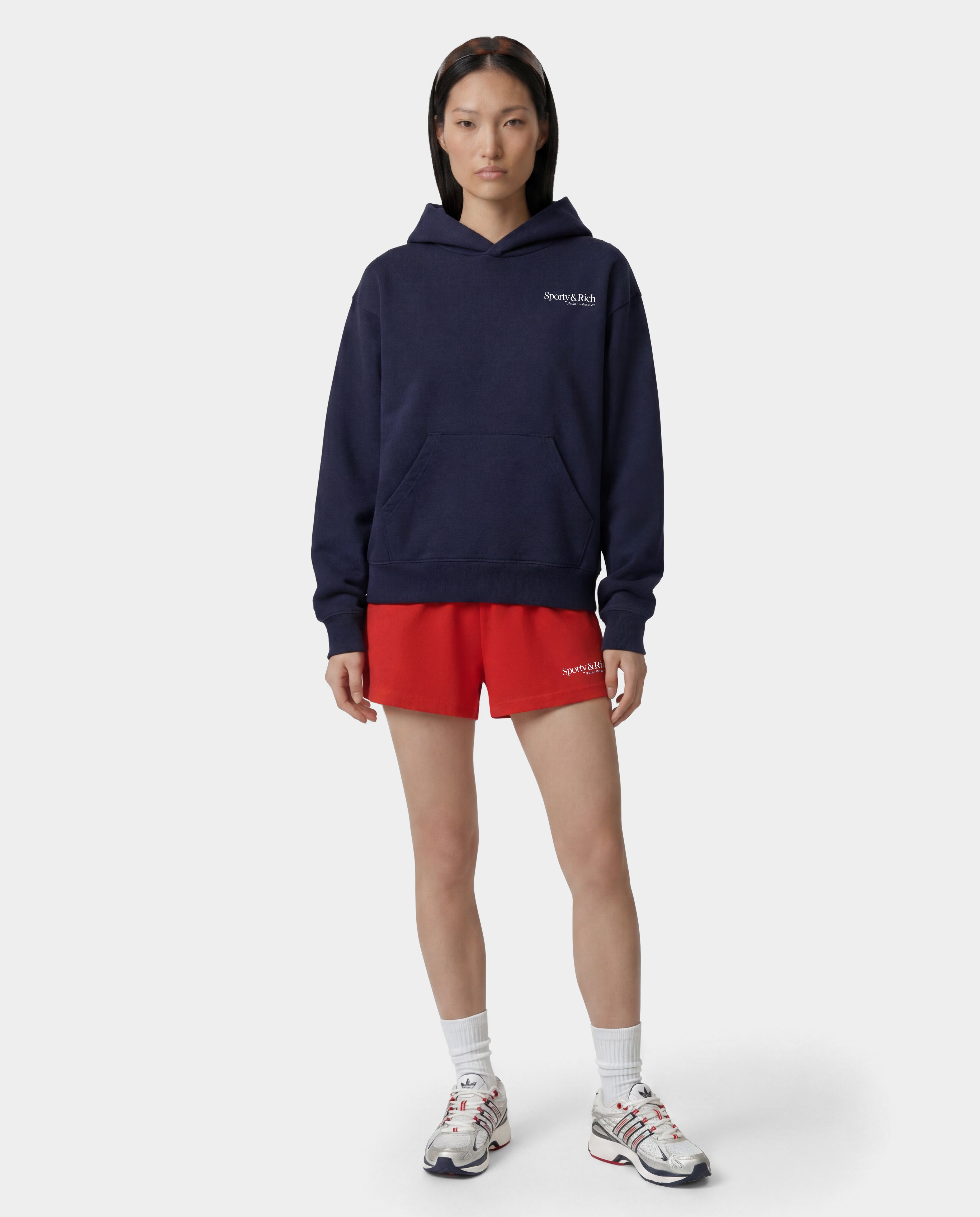 美品　SPORTY＆RICH/スポーティアンドリッチ SRWC HOODY Modern Hoodie - Dark Navy – Sporty & Rich