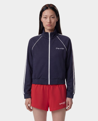 Signature Logo Retro Track Jacket - Dark Navy