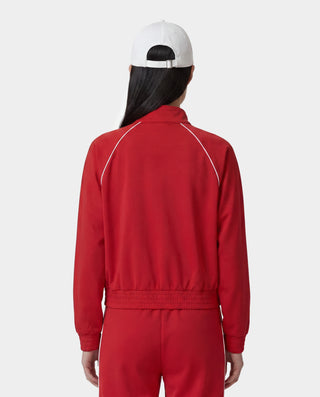 Signature Logo Retro Track Jacket - Ruby