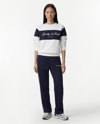 Signature Logo Retro Track Pant - Dark Navy