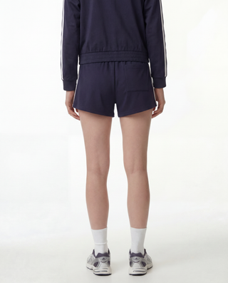 Signature Logo Retro Track Short - Dark Navy
