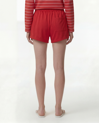 Signature Logo Retro Track Short - Ruby