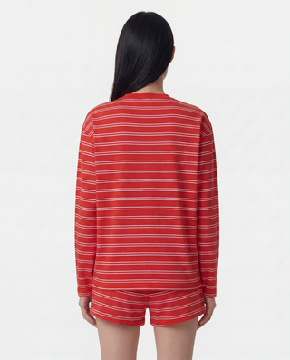 Signature Logo Easy Longsleeve - Ruby