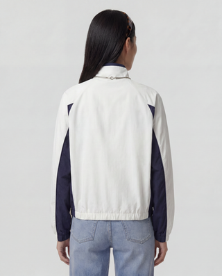 Signature NY Contrast Jacket - White