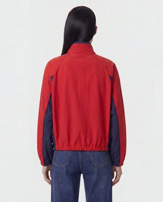 Signature NY Contrast Jacket - Ruby