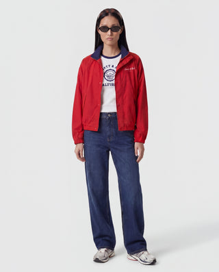 Signature NY Contrast Jacket - Ruby
