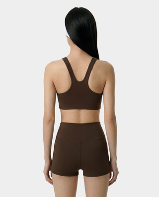 Serif Logo Sports Bra - Cioco