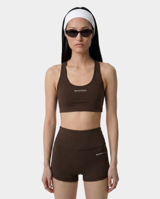 Serif Logo Sports Bra - Cioco