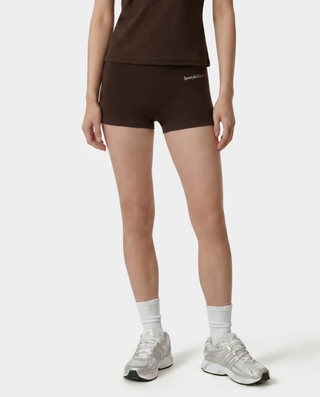 Serif Logo Mini Biker Short - Cioco