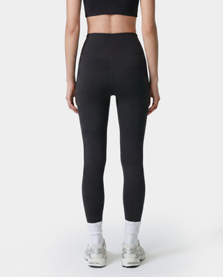 Serif Logo Legging - Carbon