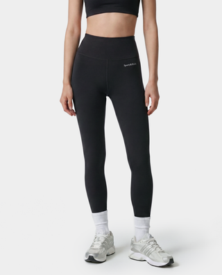 Serif Logo Legging - Carbon