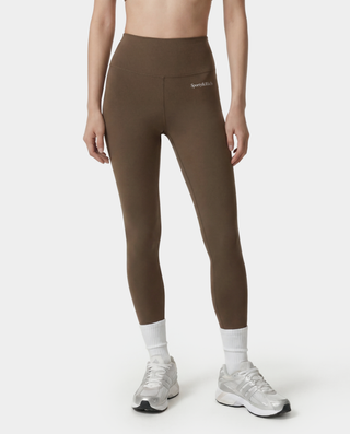 Serif Logo Legging - Sand