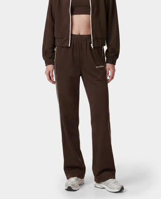 Serif Logo Retro Track Pant - Cioco/White
