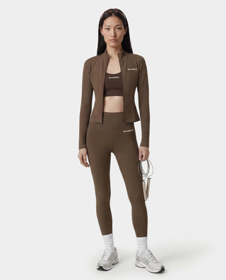 Serif Logo Sports Jacket - Sand