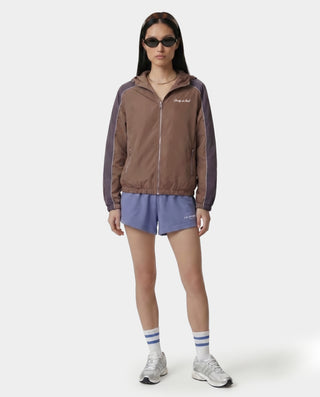 Serif Logo Gym Jacket - Sand/Carbon/White