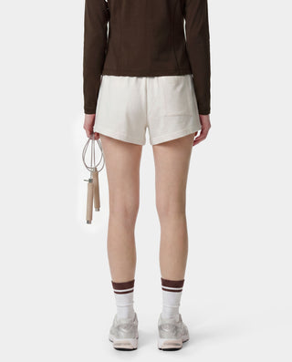 SR Sport Embroidered Disco Short - Ecru
