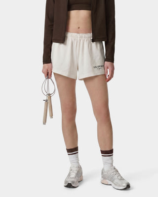 SR Sport Embroidered Disco Short - Ecru