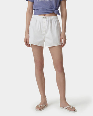 Signature Logo Ring Short - White