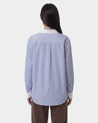 SRC Oversized Shirt - Blue Striped